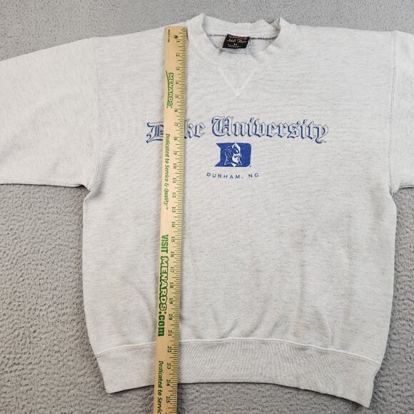 VTG Duke University Crewneck Sweatshirt USA Made Medium Sweater Blue Devils NCAA - Picture 7 of 15